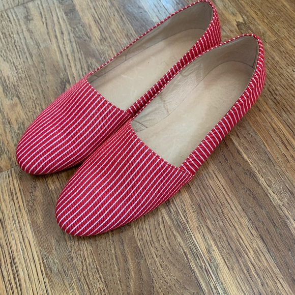Fiel red striped loafers, 8.5 - Picture 3 of 8